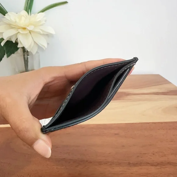 NWT Disney X Coach Slim Id Card Case With Holiday Print - Picture 3 of 4